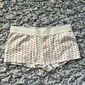 brandy melville heart shorts